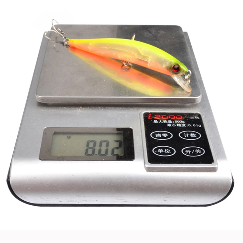 GLEEGLING 5 шт. блесна рыболовные приманки с 3 крючками Crankbait 11 34 см/8 37 г