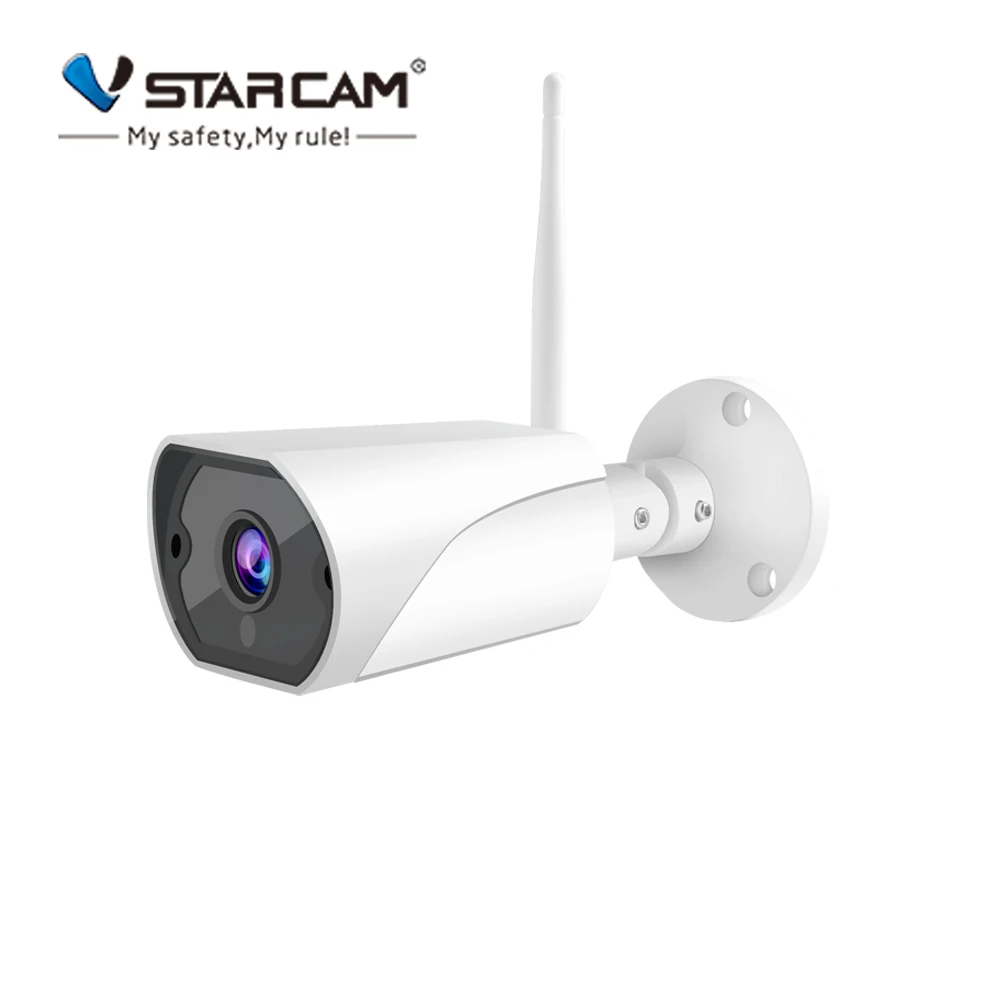 Наружная цилиндрическая IP камера Vstarcam 1080P 2 Мп Wi Fi видеонаблюдения сирена