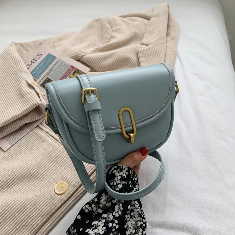 

womens hands red women's 2021 spring and summer new fashion solid color messenger style saddle bag purses