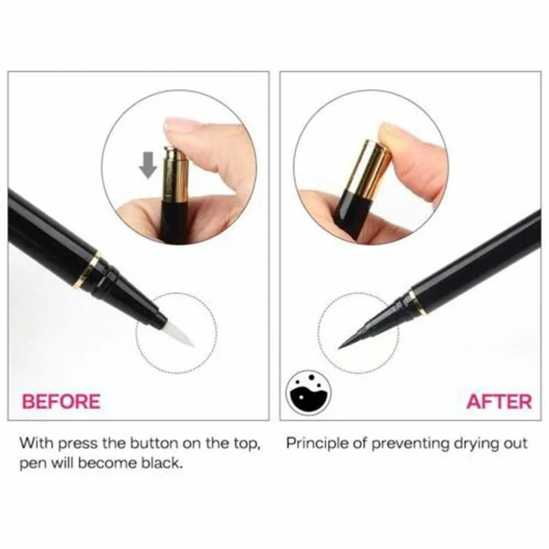 

eyeliner Viscous Eyeliner For False Eyelashes Glue-free Cosmetics Eyeliner Eyes Liquid Eyeliner Sweatproof K8I7
