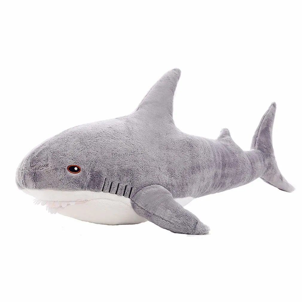 Плюшевая игрушка Акула популярная Подушка для сна дорожная кукла компаньон