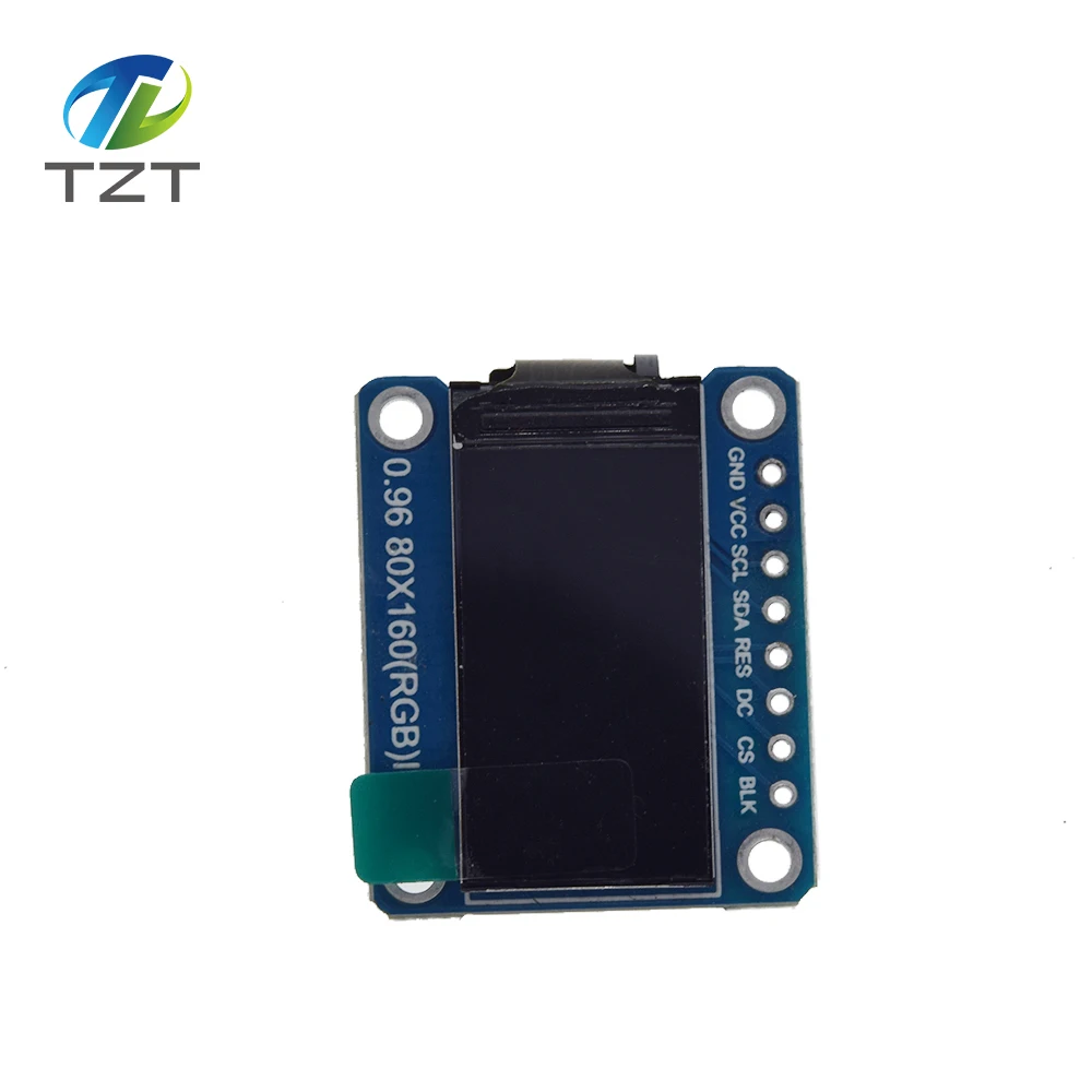 TZT TFT дисплей 0,96/1,3 дюймов ips 7P SPI HD 65K полноцветный ЖК-модуль ST7735 Привод IC 80*160(не OLED) для Arduino