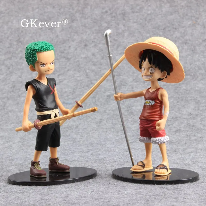 Игрушечные фигурки Luffy Nami Robin Zoro Sanji Chopper Usopp Brook Franky Pirates ПВХ модель подарок для