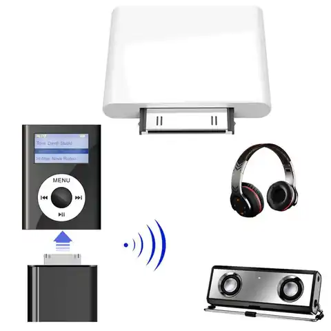 Адаптер передатчика Hifi аудио донгл для iPod Classic Touch 30Pin беспроводная карта Aux приемник адаптер для наушников