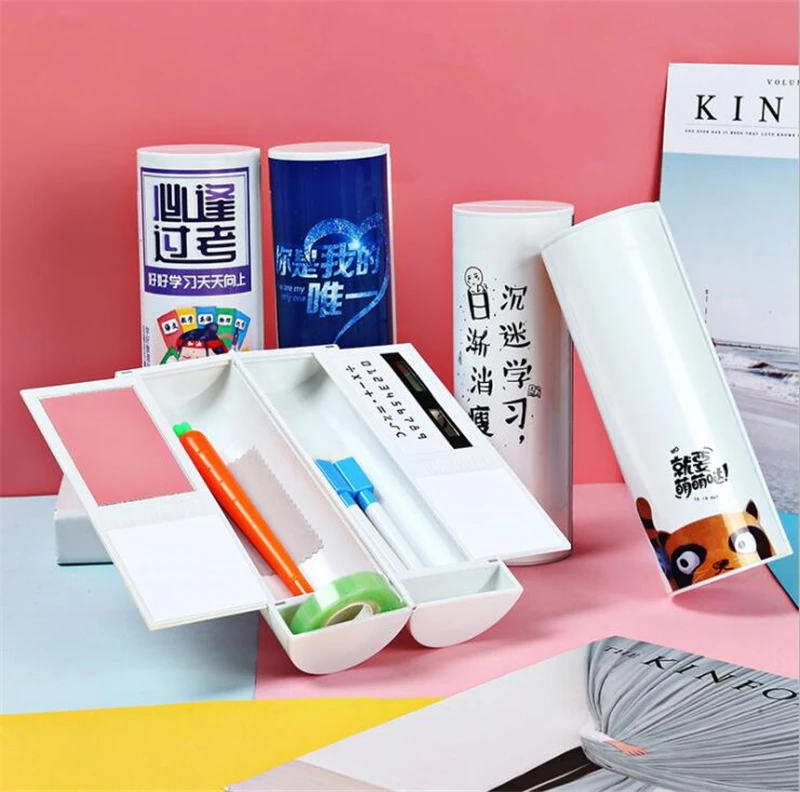 Большой мультяшный чехол для карандашей с солнечной батареей мальчиков и