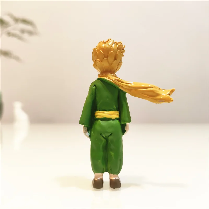 Статуя стоящего Маленького принца из смолы украшение для дома шарф миниатюры