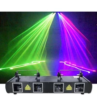 ysh 4 head stage dj laser disco projector voice control party dmx control rgb colorful for bar dance party holiday decoration