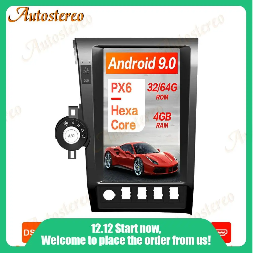 Android 9 0 64 + 4 ГБ Автомобильный GPS навигатор для Toyota Sequoia стерео головное устройство