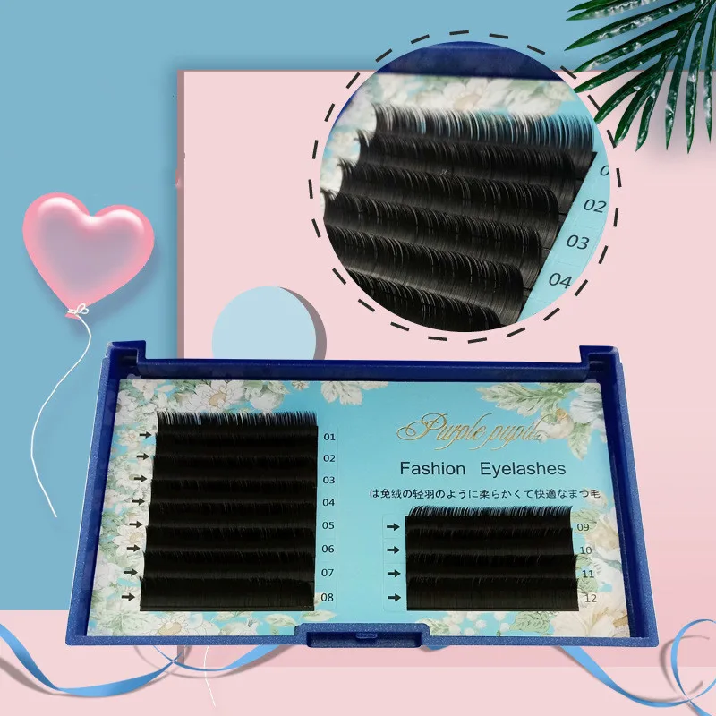 Doradosun Baby Curl Faux Mink Fake Eyelash Extension Soft Grafting False Eyelashes Natural Individual Lashes Makeup | Красота и