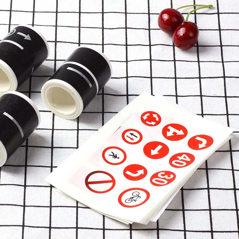 Лидер продаж детские игрушечные автомобили дорожная клейкая лента съемная