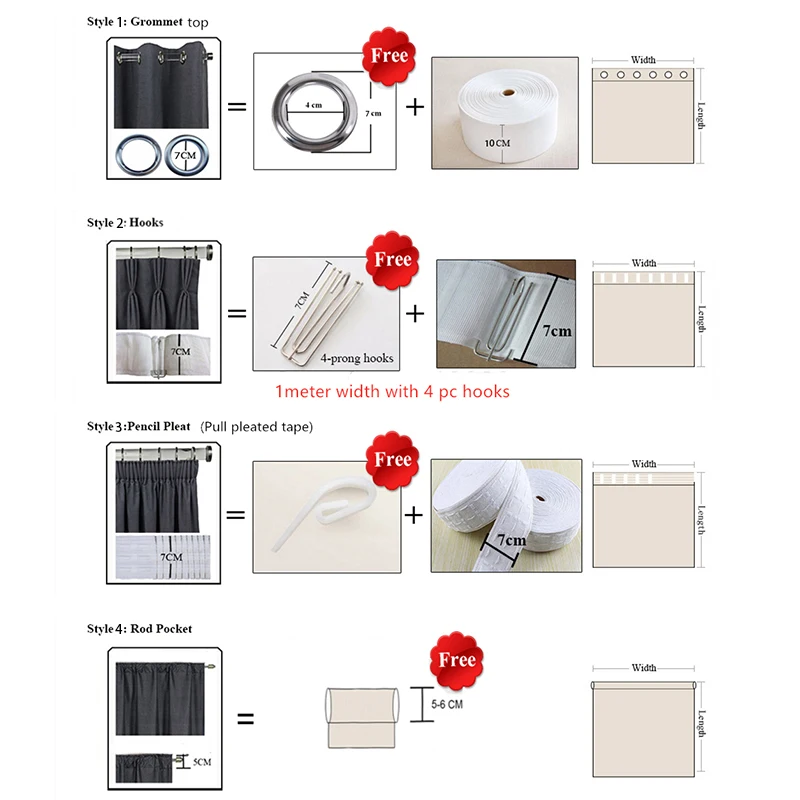 

High-end Korean Jacquard Curtains, Light Luxury Nordic Blackout Curtains for Living Room Bedroom Finished Customization