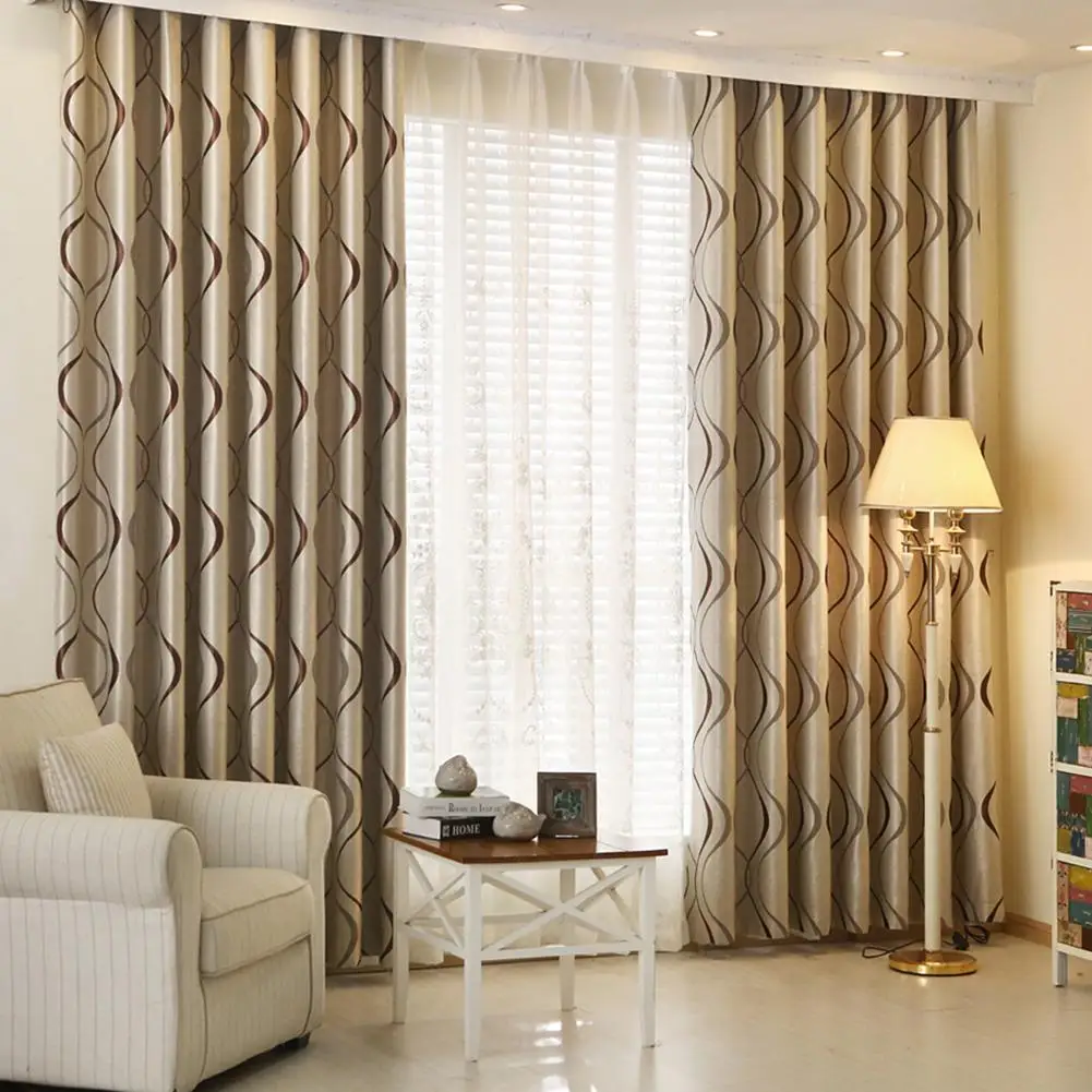 Полувуаль отвесные шторы тюль для спальни кухни гостиной домашний декор черный