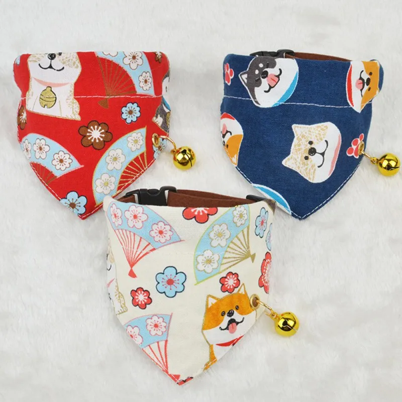 

Pet Dog Saliva Towel Adjustable Dog Bandana Bibs Collar Puppy Neckerchief Scarf Waterproof Pets Supplies