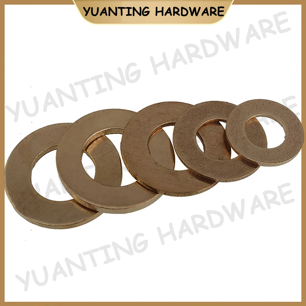 10 шт.-50 шт. H59 латунная простая шайба M2 M2.5 M3 M4 M5 медные шайбы GB97 DIN125 прокладка |