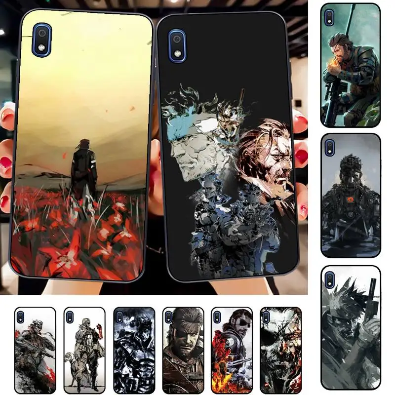 

FHNBLJ Metal Gear Phone Case for Samsung A51 01 50 71 21S 70 31 40 30 10 20 S E 11 91 A7 A8 2018
