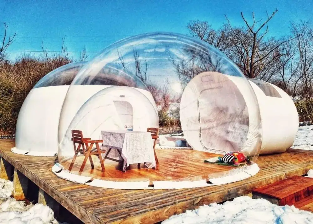 Aeor садовая пузырчатая палатка Igloo на продажу 3 м/4 м/5 м прозрачная купольная елка |