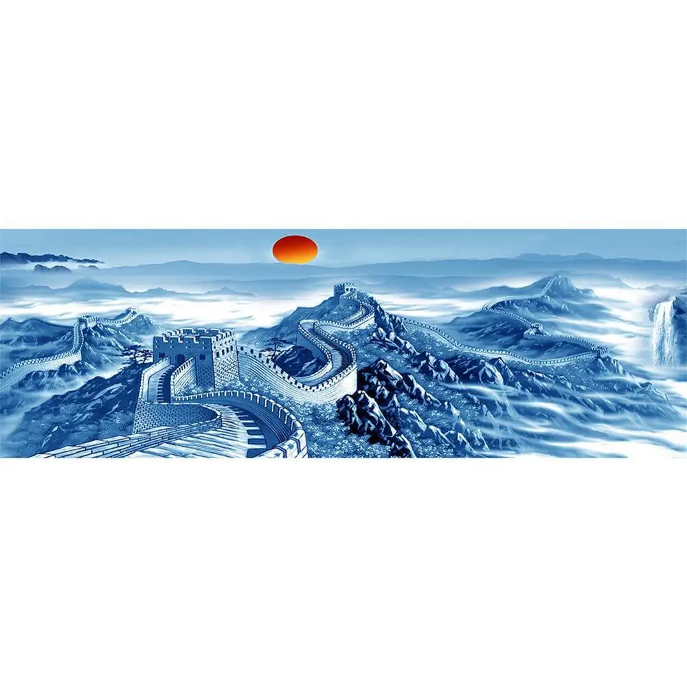 

5D Сделай Сам Полный Круглый Алмазная картина Великая стена вышивка крестиком Стразы мозаика наборы домашний декор для стен ремесло