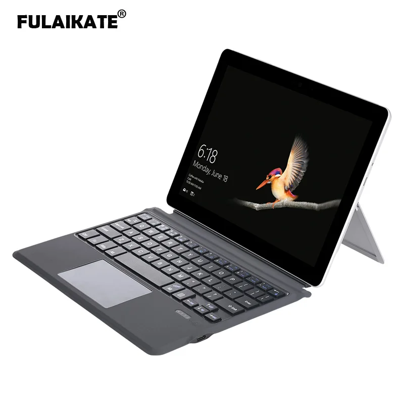 Bluetooth клавиатура FULAIKATE с сенсорной панелью для Microsoft Surface go|Клавиатуры| |