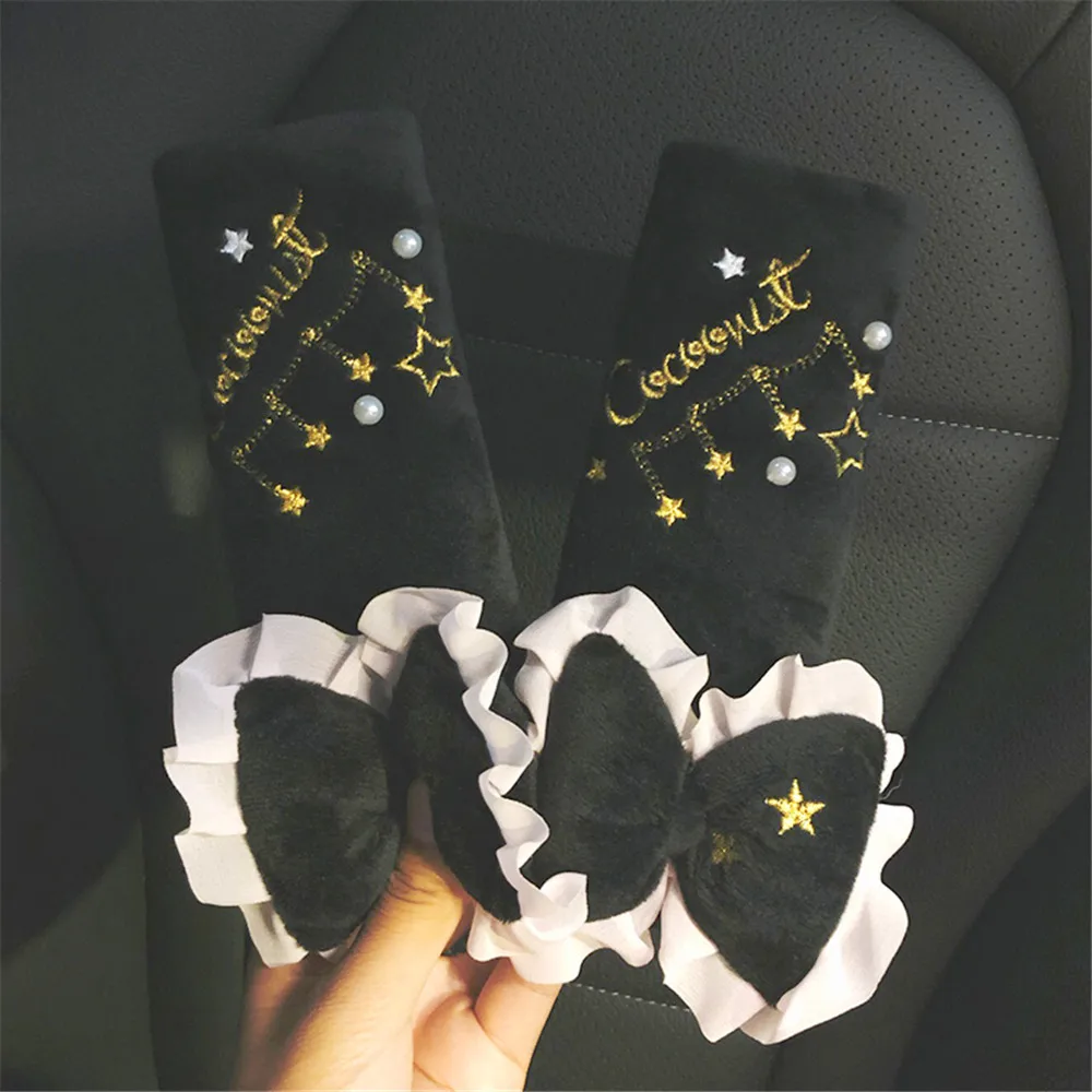 Подголовник автомобиля Подушка под шею прекрасная форма банта Авто дорожная подушка для шеи Отдых Подушка поддержка универсальные аксессуары для сидений
