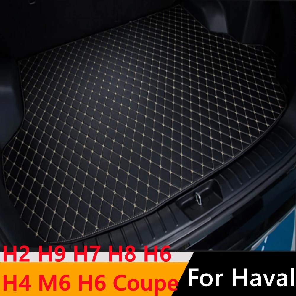 

Sinjayer Car Trunk Mat ALL Weather Tail Boot Luggage Pad Carpet Flat Side Cargo Liner For Haval H2 H9 H7 H8 H6 H4 M6 H6 Coupe