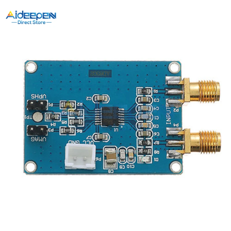 

AD8302 Amplitude Phase Detection Module 2.7GHz RF/IF Phase Detector 5V Board Dual Demodulating 1.8V Reference Voltage Output DIY