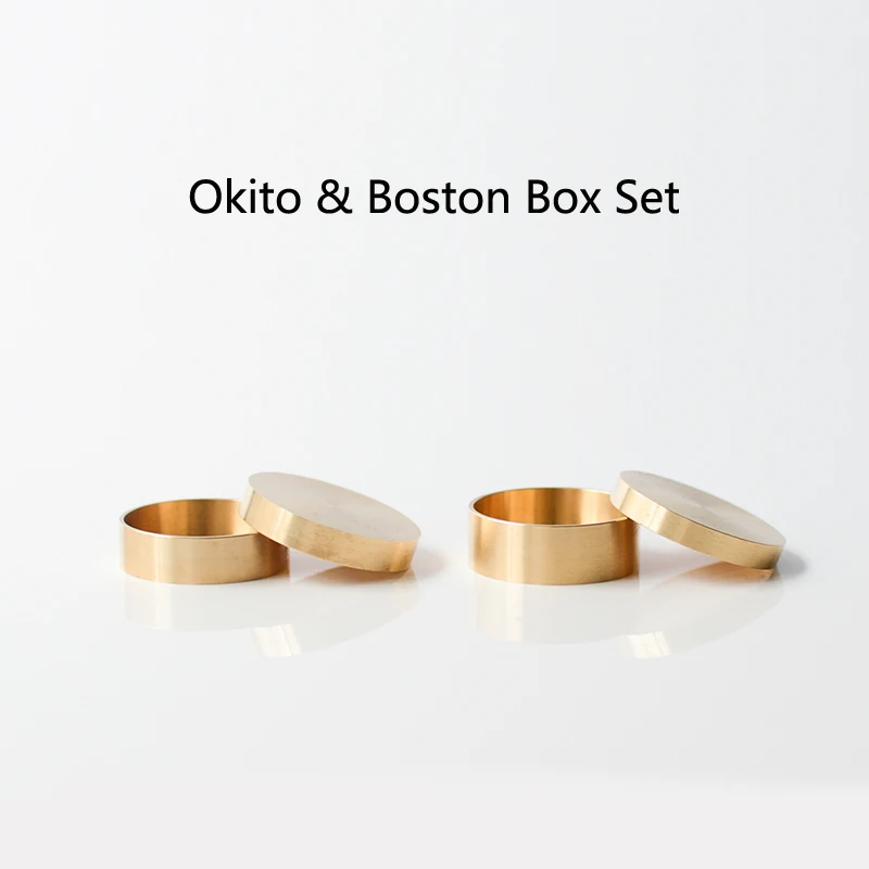 

Набор из латунной коробки Okito & Boston, магический трюк, монета размером половину доллара, исчезающая магия, съемные иллюзии, реквизит волшебник...