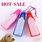 Питьевая бутылка для воды с бантом, Спортивная бутылка для воды для путешествий и прогулок с собаками, портативные поилки для питомцев, l