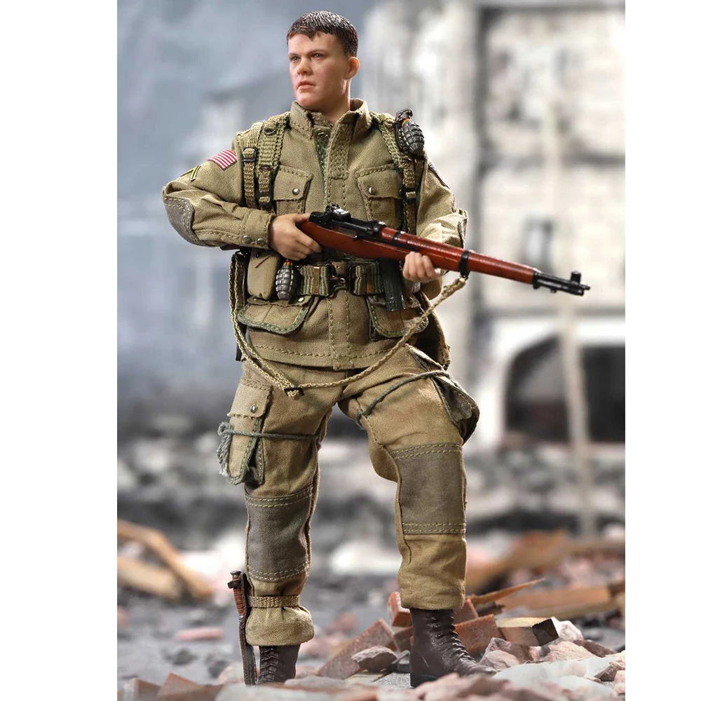 

1/12 экшн-фигурка Второй мировой войны армии США DID XK80001 U.S. 101st, модель Райана из разделения, 6 дюймов