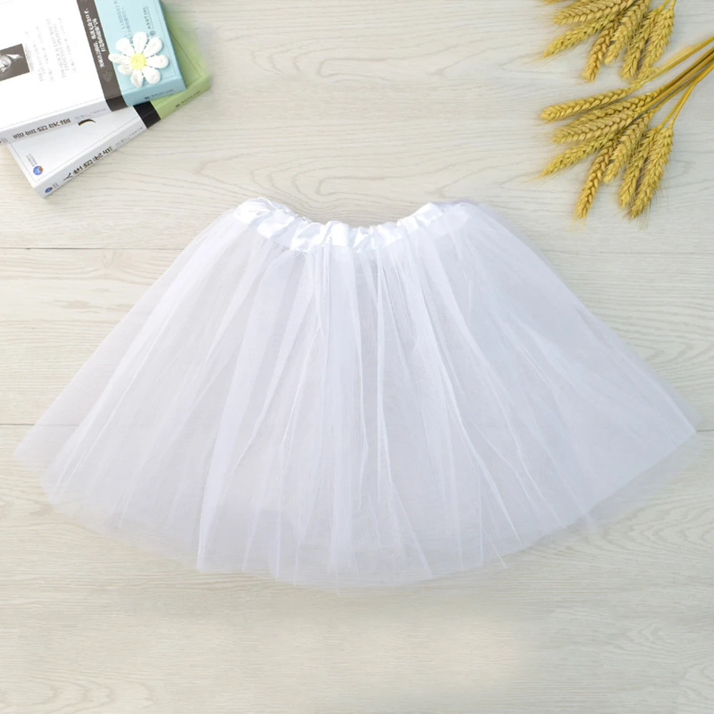 Детская фатиновая юбка пачка для девочек детская Нижняя балета вечерние мини