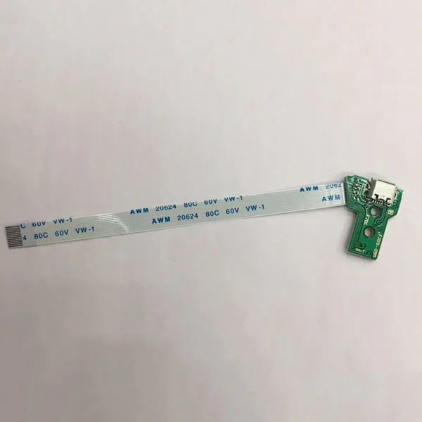 For SONY PS4 Controller USB Charging Port Socket Board JDS-055 5TH V5 12 pin cable |