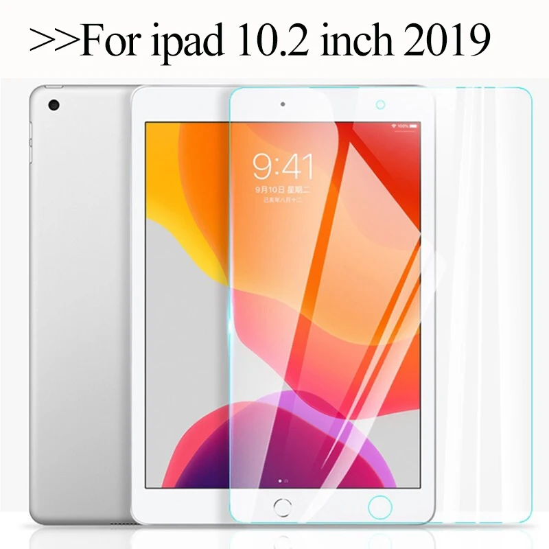 Закаленное стекло для ipad 10 2 2019 Защита экрана Apple iPad 7 поколения A2200 A2198 A2232 защитная