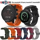 Ремешок силиконовый 24 мм для Suunto 99, браслет для Suunto 7D5 Suunto Spartan Sport