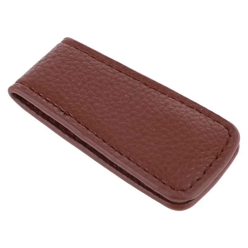 

Mens Leather Magnetic Slim Money Clip Wallet Credit Card ID Holder Pocket LX9F