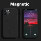 Магнитный силиконовый чехол для iPhone 12 Mini 11 13 Pro Max XS XR 8 Plus SE 2020