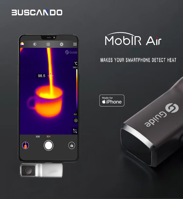 Тепловизионная камера XEAST MobIR Air мобильный телефон тепловизионная для смартфонов