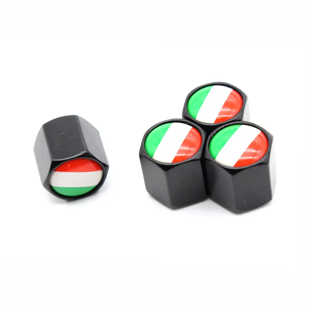 4 шт./компл. колпачки воздушных клапанов из цинкового сплава в стиле флага