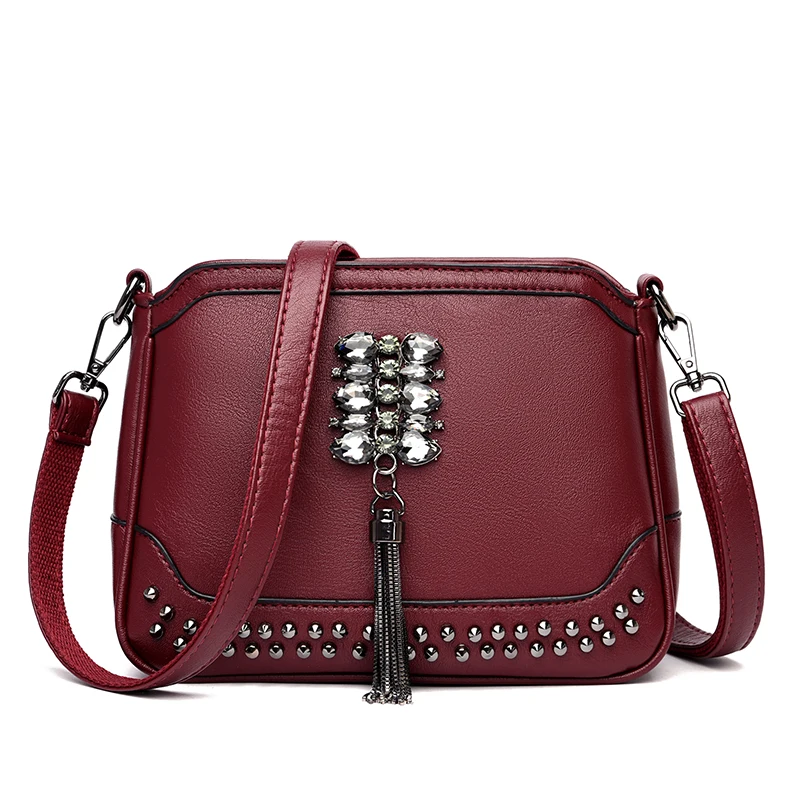 

Luxury Handbags Women Bags Designer 2020 Vintage Crossbody Leather Shoulder Bags Black Soft Messenger Flap Bag Sac a Main