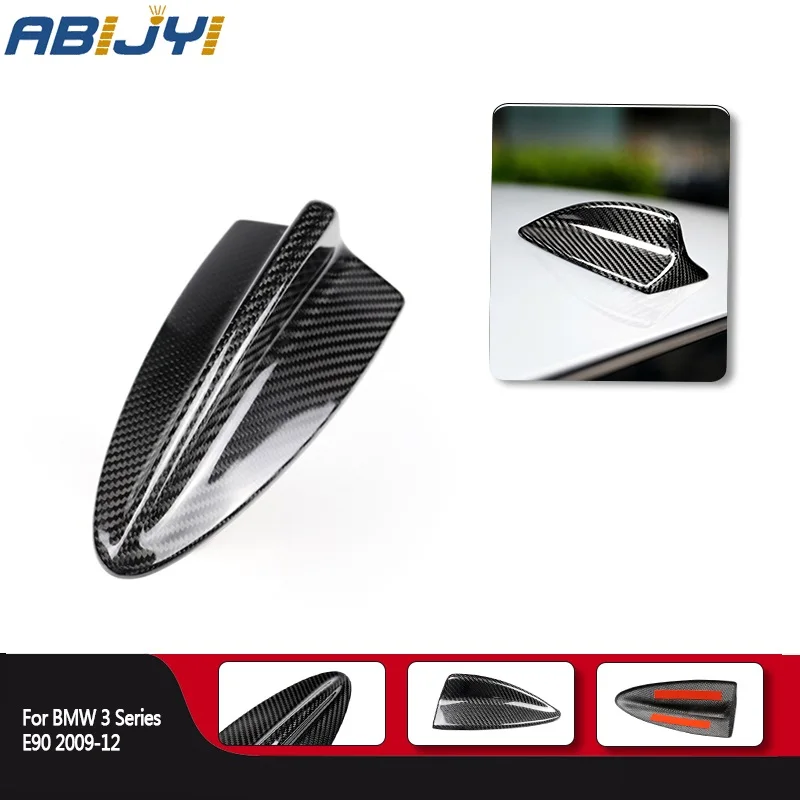

For BMW E90 E92 E93 E46 3 Series 2005-2012 Carbon Fiber Car External Shark Fin Antenna Cover Trim Protection Trim