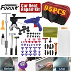 FURUIX безпокрасочные Инструменты для ремонта, вытягиватель вмятин, набор для удаления скользящего молота, клеевой пистолет, 95 шт. для кузова автомобиля