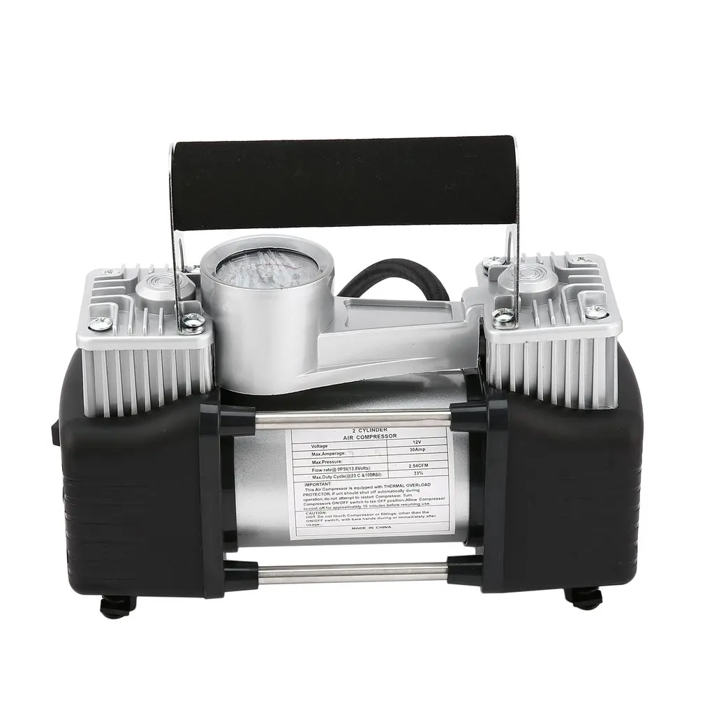 Портативный автомобильный воздушный насос 12 В постоянного тока для шин