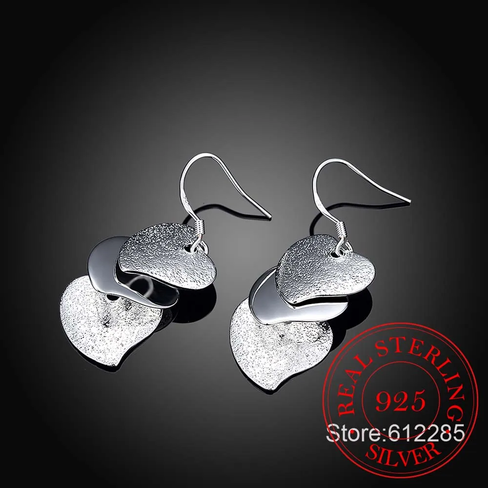 Серьги из серебра 925 пробы ювелирные изделия для свадебной вечеринки корейские