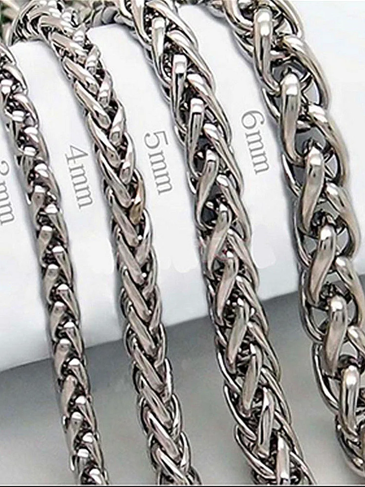 HNSP STAINLESS STEEL TWIST CHAIN 
