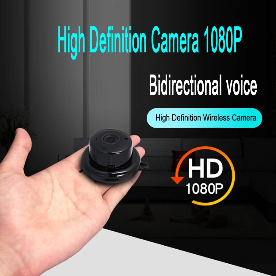 Мини-камера HD 1080P беспроводная с ночным видением | Безопасность и защита