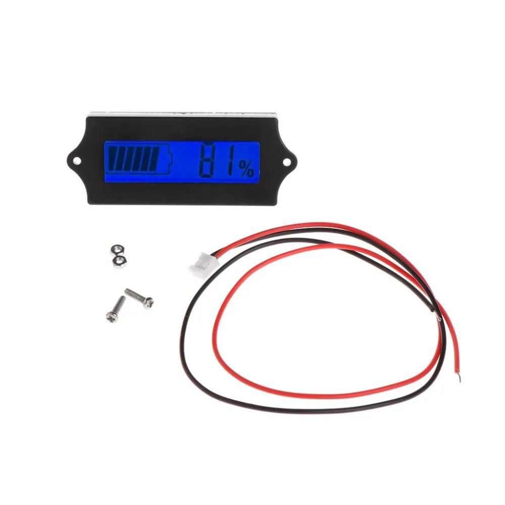 

8-70V Blue LCD Lead Acid Lithium Battery Capacity Digital Tester Electric Quantity Detector Indicator Test Tools
