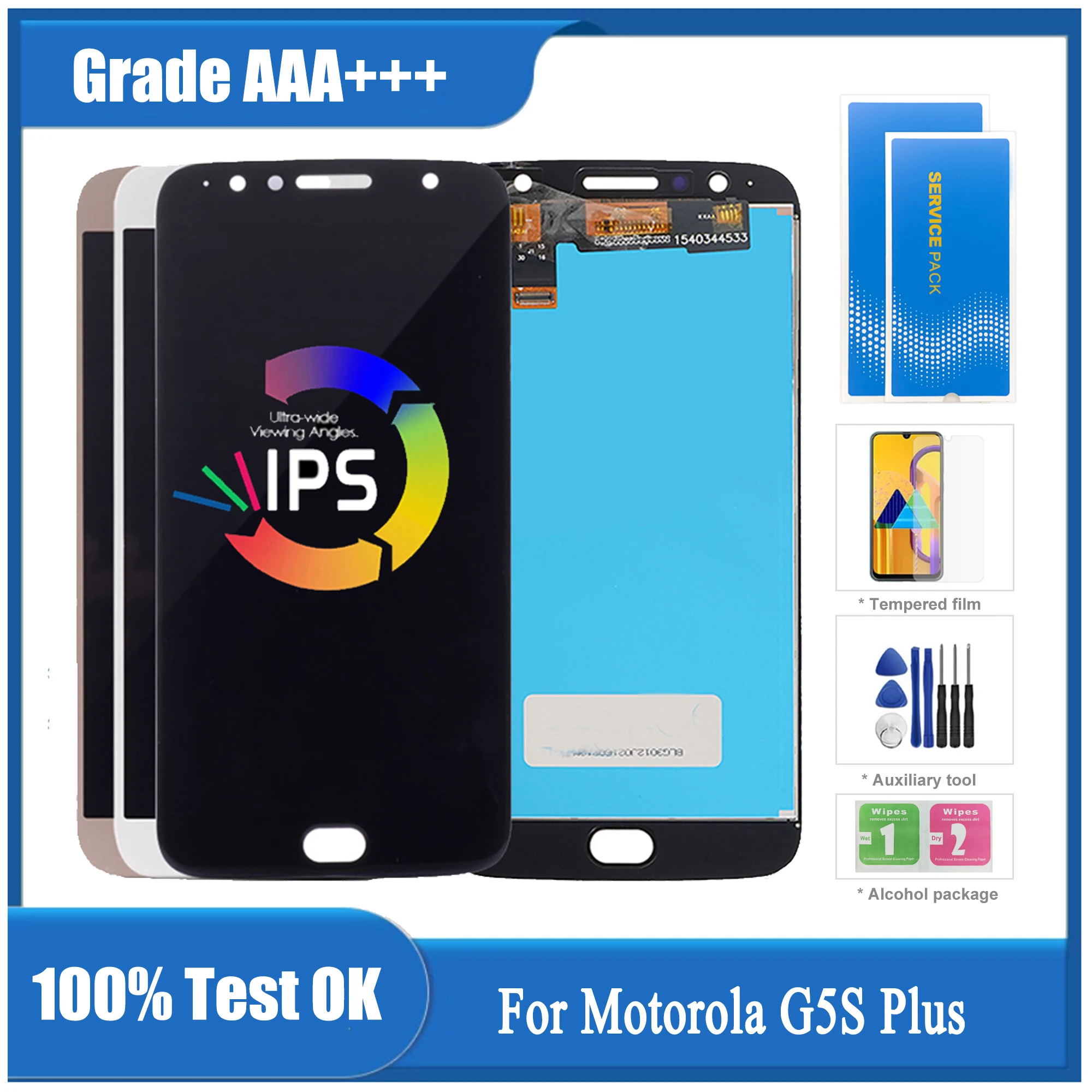 

ЖК-дисплей 5,5 "для Motorola MOTO G5S Plus XT1802 XT1803 XT1805 XT1086, дисплей с сенсорным экраном и дигитайзером на замену, оригинал