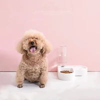 automatic water drinker for dogs cats food feed bowl dog accessories supplies pet water drinking bottle