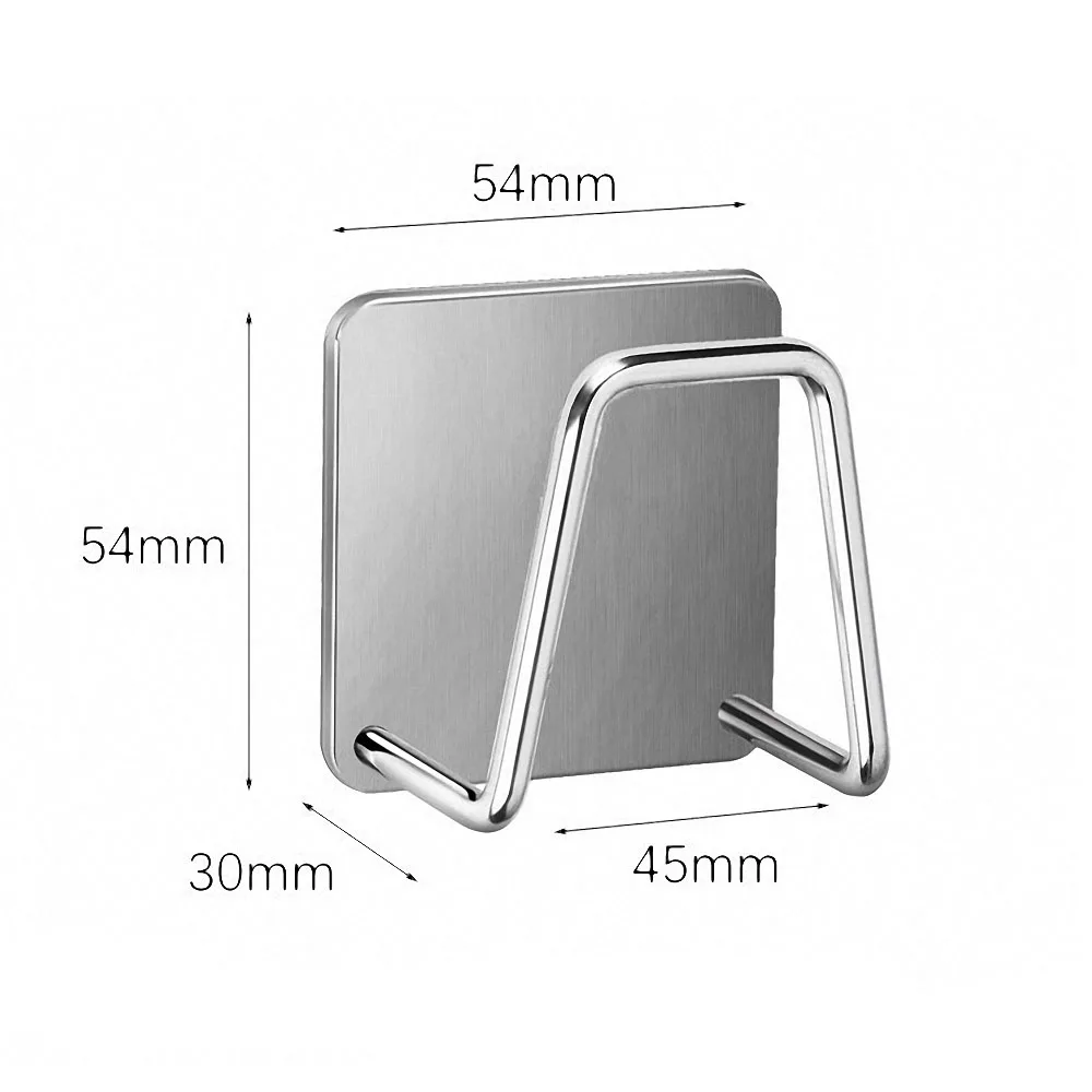 

Stainless Steel Sink Sponges Holder Sponges Soap Drainage Storage Rack Kitchen Bathroom Sundries Organizer