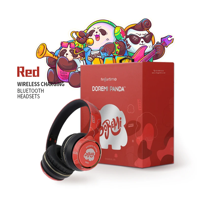 Беспроводная Bluetooth гарнитура в стиле панды наушники с шумоподавлением HD микрофон