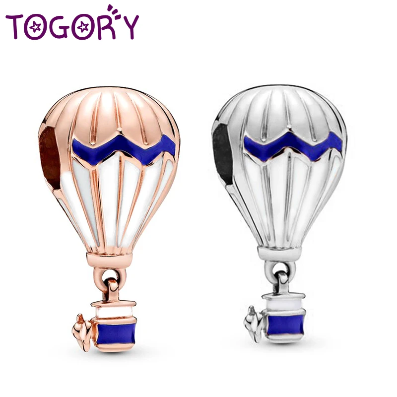 TOGORY 2 шт./лот фотогелиевый шар эмаль подходят для оригинального бренда браслет