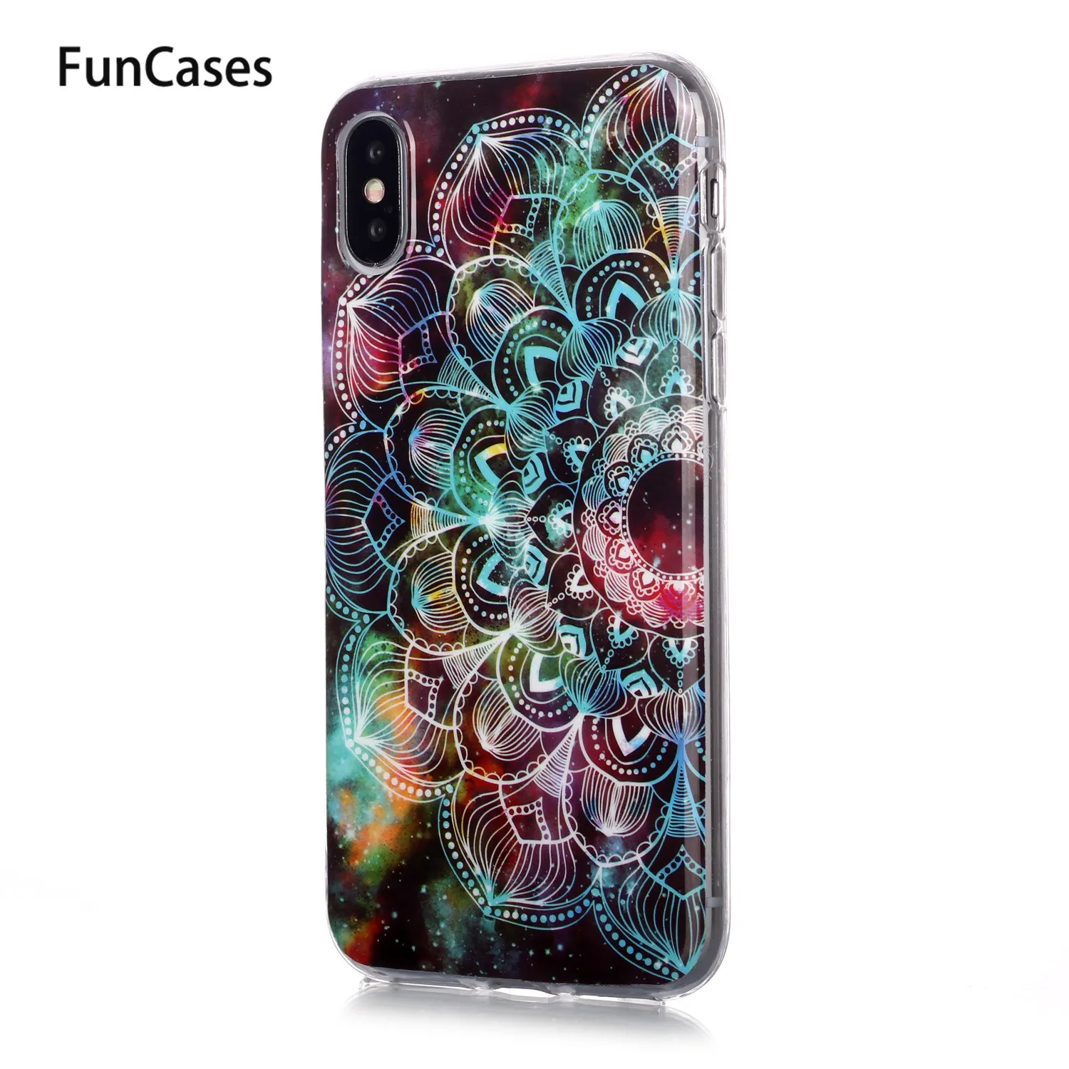 Cute Back Covers For iPhone X Luminous TPU Shell Cellular Apple hoesje XS Touch 6 8 Max 11 7 Plus Pro SE 2020 5 XR 6S | Мобильные